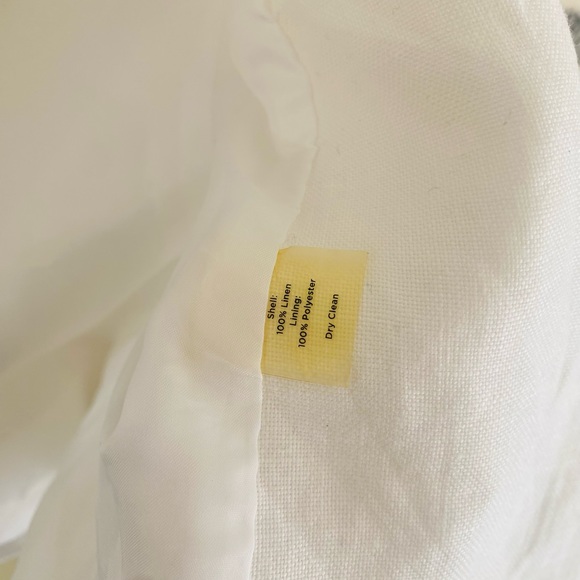 Talbots 100% Linen blazer super classy - Picture 4 of 9